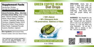 Green Coffee Bean Diet Drops