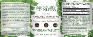 Chelated Iron 29 mg