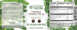 Chewable Vitamin C 500 mg Raspberry-Cher
