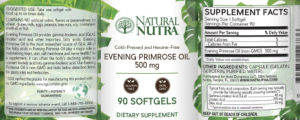 Evening Primrose Oil 500 mg