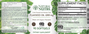 Flaxseed Oil 1,000 mg