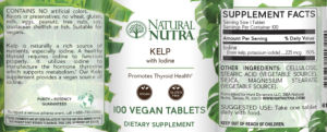 Kelp with Iodine