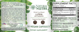 Lutein with Zeaxanthin