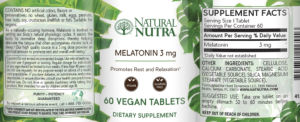 Melatonin 3 mg