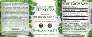 Melatonin Plus 5 mg