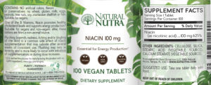 Niacin 100 mg