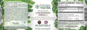 Concentrated Omega-3 Natural Orange Flav