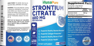 Strontium Citrate 680 mg