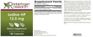 Iodine-HP 12.5 mg