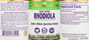 Dual Action Rhodiola