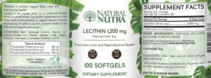 Lecithin 1,200 mg
