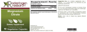Magnesium Citrate