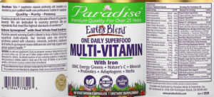 One Daily Superfood Multi-Vitamin with I