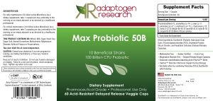 Max Probiotic 50B