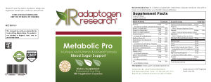 Metabolic Pro