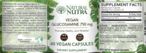 Vegan Glucosamine 750 mg
