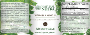 Vitamin A 10,000 IU