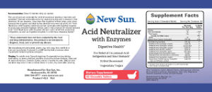 Acid Neutralizer with Enzymes