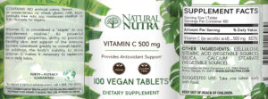 Vitamin C 500 mg