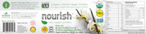 Nourish Organic Vanilla Vegan Protein