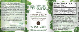 Vitamin E 200 IU