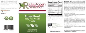 PaleoBeef Vanilla