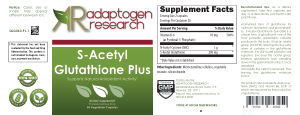 S-Acetyl L-Glutathione Plus