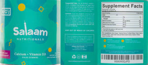 Calcium + Vitamin D3