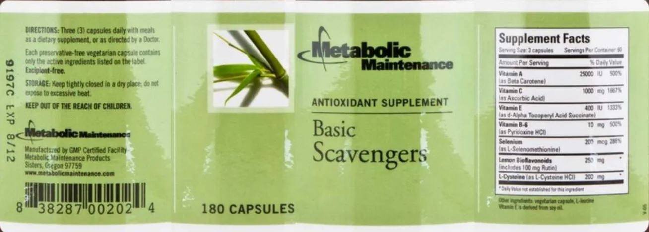 Label for Basic Scavengers