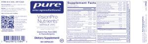 VisionPro Nutrients without Zinc