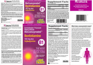 BioCoenzymated Benfotiamine 150 mg plus 