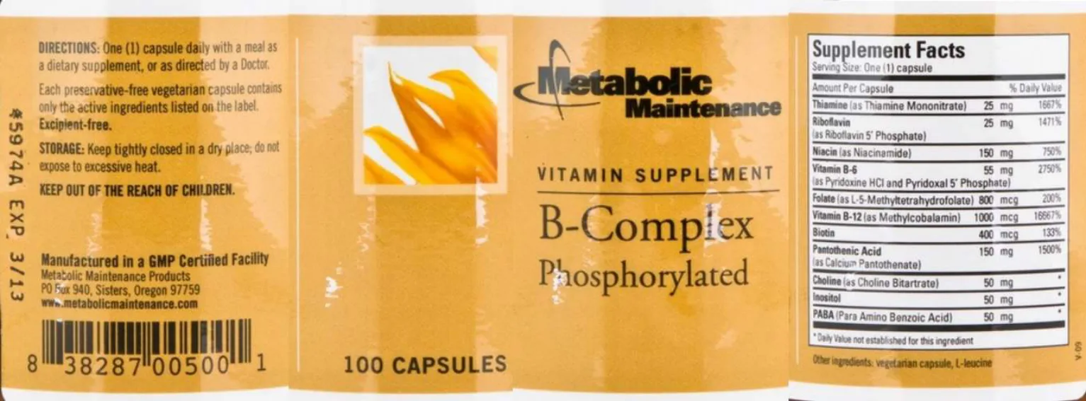 Label for B-Complex Phosphorylated