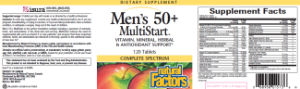 Label for Men's 50+ MultiStart