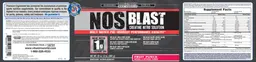 Label for NOS Blast Creatine Nitro Solution