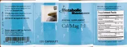 Label for Cal/Mag 1:1