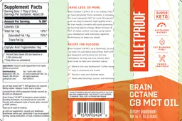Label for Brain Octane C8 MCT Oil