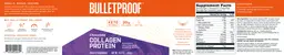 Label for Collagen Protein Chocolate