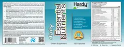 Label for Daily Essential Nutrients