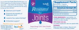 Label for Resveratrol with Grape Seed Extract