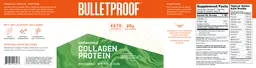 Label for Collagen Protein Unflavored
