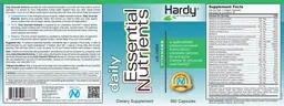 Label for Daily Essential Nutrients with added Vitamers
