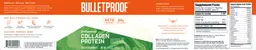 Label for Collagen Protein Unflavored