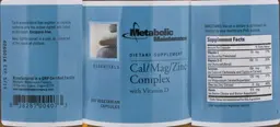 Label for Cal/Mag/Zinc Complex With Vitamin D