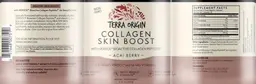 Label for Collagen Skin Boost Acai Berry