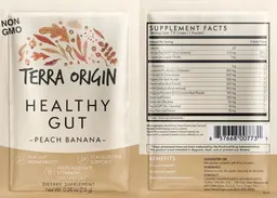 Label for Healthy Gut Peach Banana