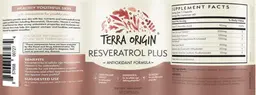 Label for Resveratrol Plus