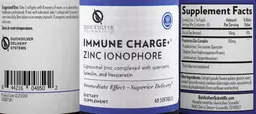 Label for Immune Charge+ Zinc Ionophore