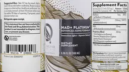 Label for NAD+ Platinum
