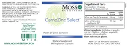 Label for CarnoZinc Select