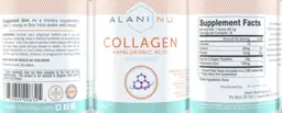 Label for Collagen + Hyaluronic Acid Unflavored